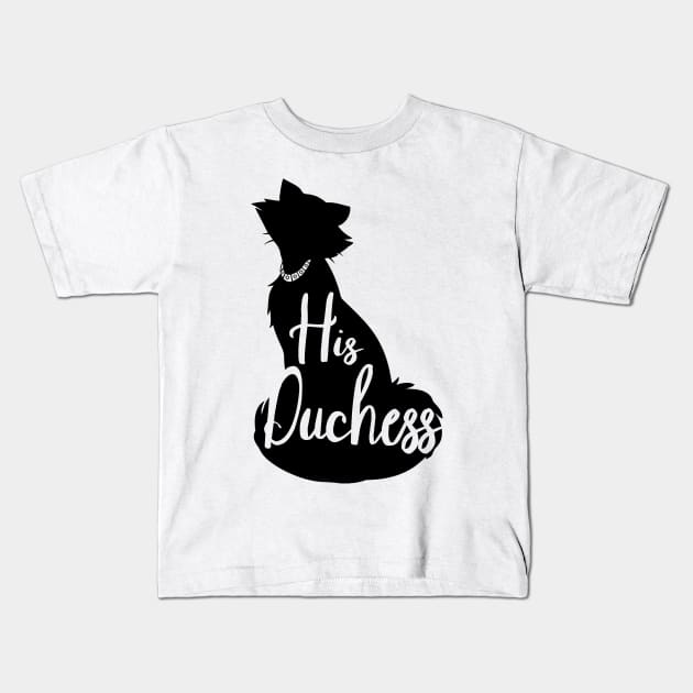 His Duchess Kids T-Shirt by VirGigiBurns